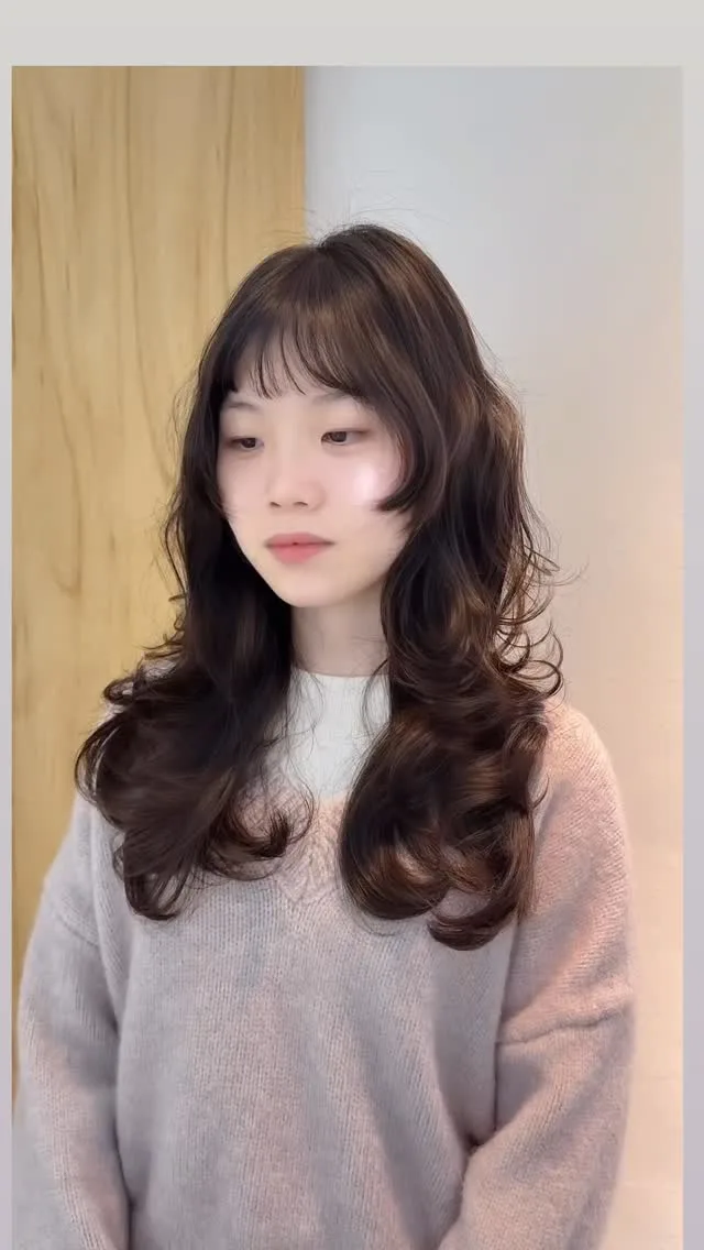 等等salon 韓系髮型作品|自然捲整理